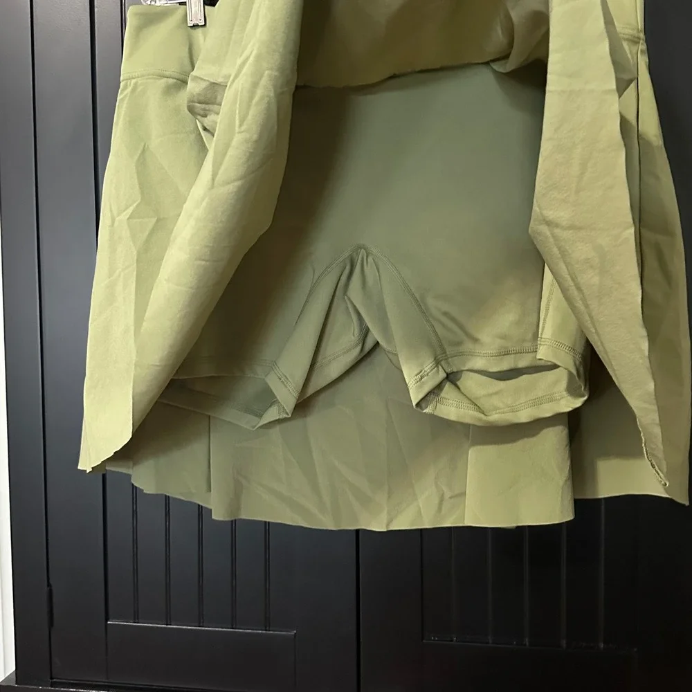 Nike Dri-FIT Golf Tennis Skort 2X Green Athletic Active Pickleball Plus Sporty